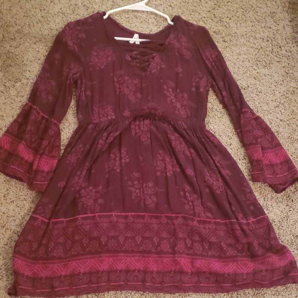 Maroon dress